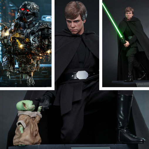 Star Wars - The Mandalorian: Luke Skywalker - Special Deluxe, Typ: 1/6 Figuren Set