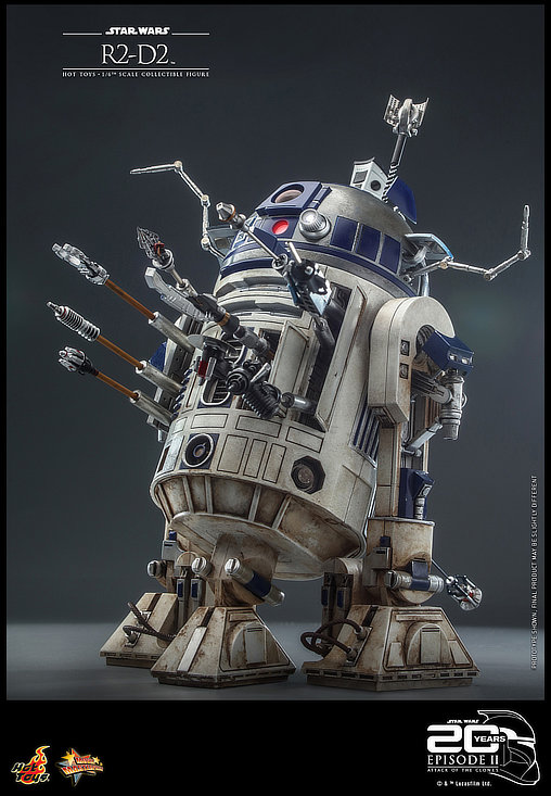 Star Wars - Episode II - Attack of the Clones: R2-D2, 1/6 Figur von Hot Toys