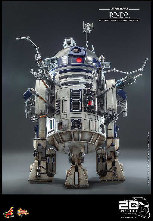 Star Wars - Episode II - Attack of the Clones: R2-D2, 1/6 Figur von Hot Toys