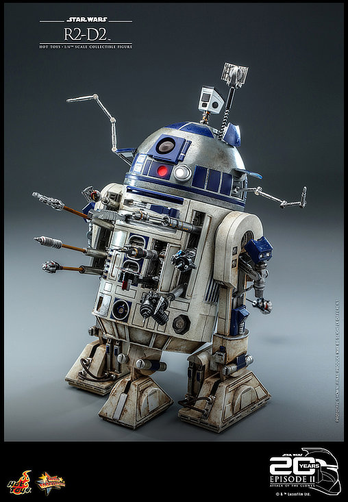 Star Wars - Episode II - Attack of the Clones: R2-D2, 1/6 Figur von Hot Toys