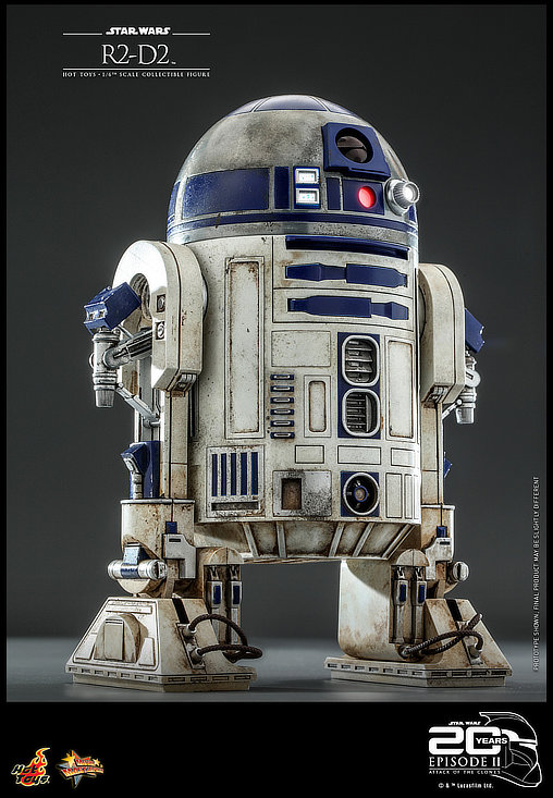 Star Wars - Episode II - Attack of the Clones: R2-D2, 1/6 Figur von Hot Toys