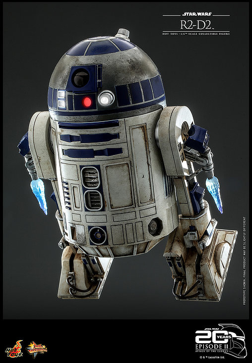 Star Wars - Episode II - Attack of the Clones: R2-D2, 1/6 Figur von Hot Toys