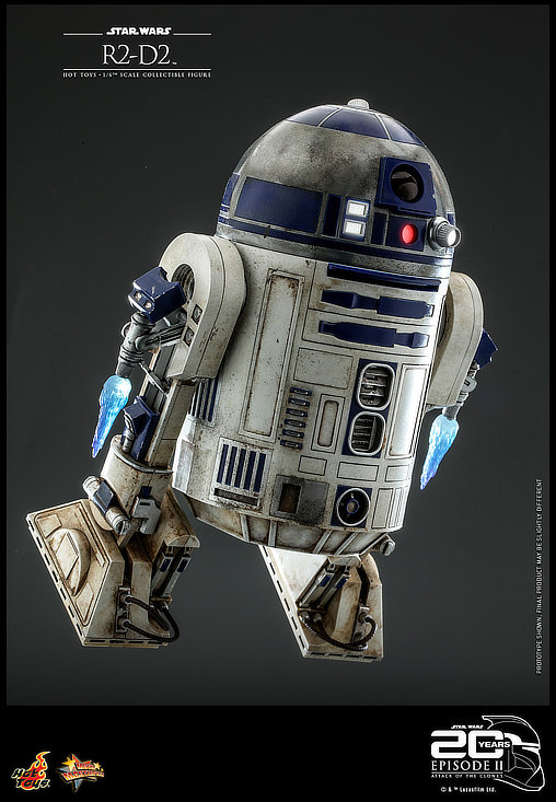Star Wars - Episode II - Attack of the Clones: R2-D2, 1/6 Figur von Hot Toys