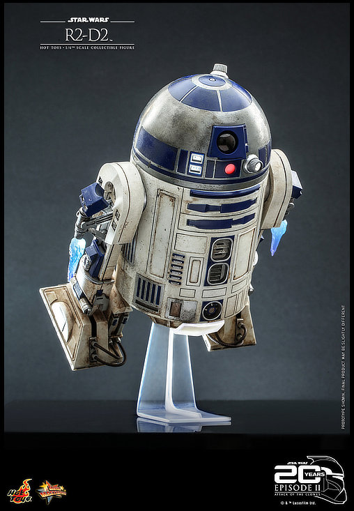 Star Wars - Episode II - Attack of the Clones: R2-D2, 1/6 Figur von Hot Toys