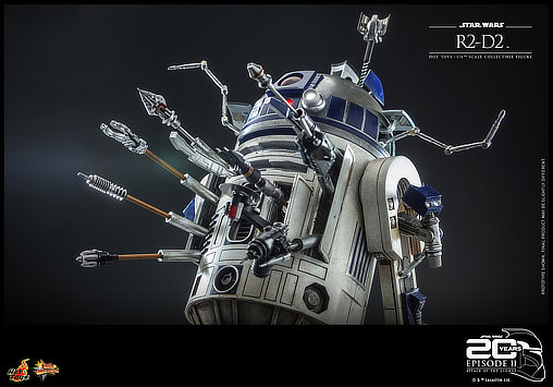 Star Wars - Episode II - Attack of the Clones: R2-D2, 1/6 Figur von Hot Toys