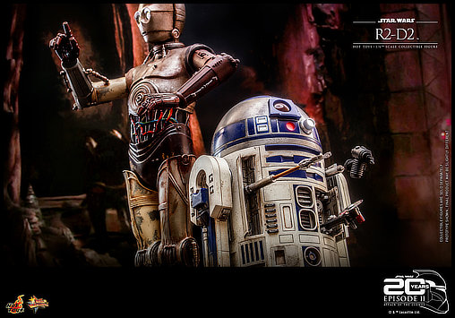 Star Wars - Episode II - Attack of the Clones: R2-D2, 1/6 Figur von Hot Toys