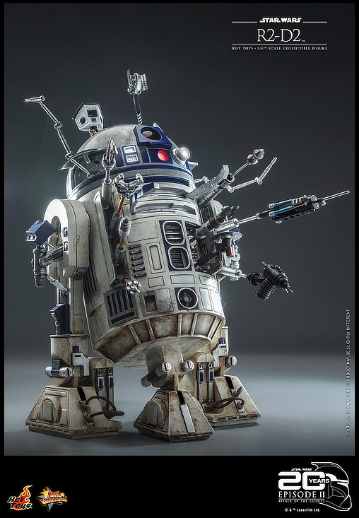 Star Wars - Episode II - Attack of the Clones: R2-D2, 1/6 Figur ... https://spaceart.de/produkte/sw143-r2-d2-figur-hot-toys-star-wars.php