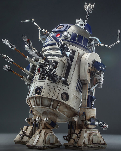 Star Wars - Episode II - Attack of the Clones: R2-D2, 1/6 Figur von Hot Toys