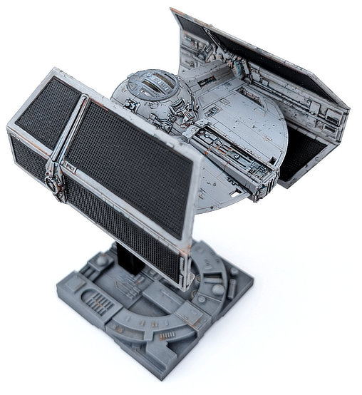 Star Wars - Episode IV - A New Hope: Darth Vaders Advanced X1 TIE Fighter, Fertig-Modell von SPACEart