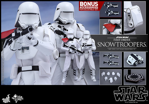 Star Wars - Episode VII - The Force Awakens: First Order Snowtroopers Set, 1/6 Figur von Hot Toys