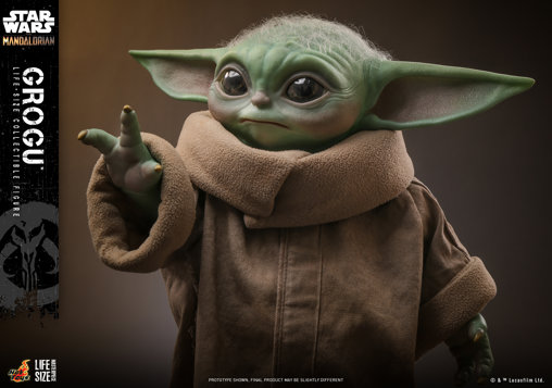 Star Wars - The Mandalorian: Grogu - Life-Size, 1/1 Figur von Hot Toys