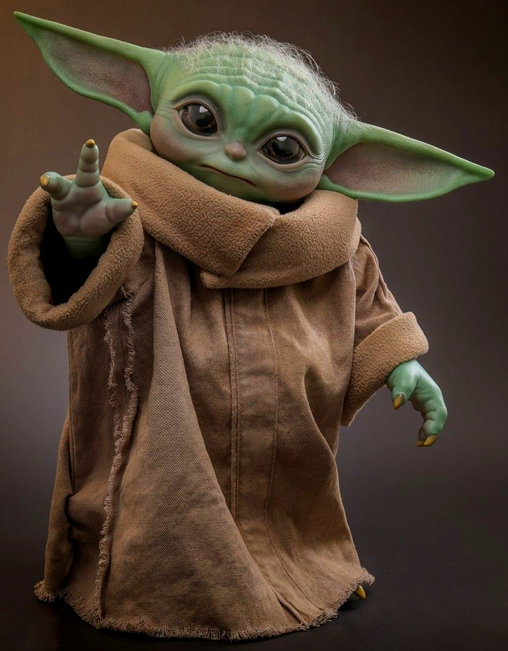 Star Wars - The Mandalorian: Grogu - Life-Size, 1/1 Figur von Hot Toys