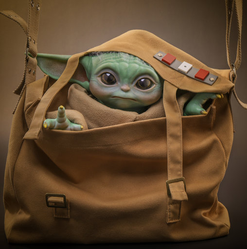 Star Wars - The Mandalorian: Grogu - Life-Size, 1/1 Figur von Hot Toys