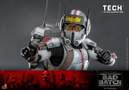 Star Wars - The Bad Batch: Tech, 1/6 Figur von Hot Toys