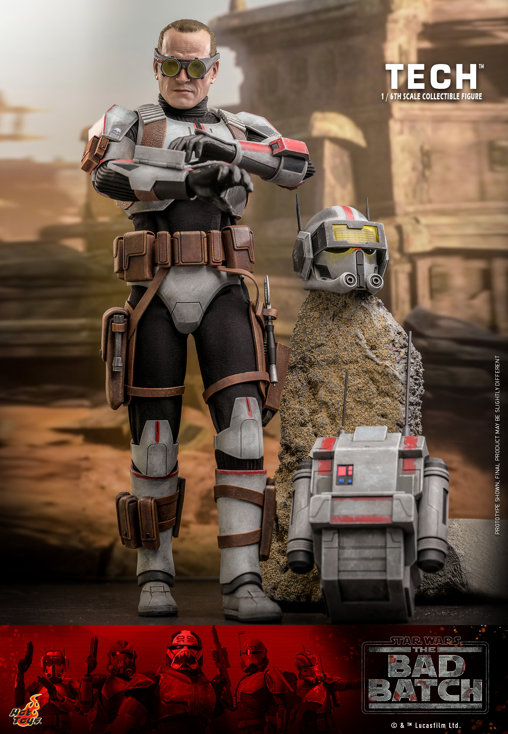 Star Wars - The Bad Batch: Tech, 1/6 Figur von Hot Toys