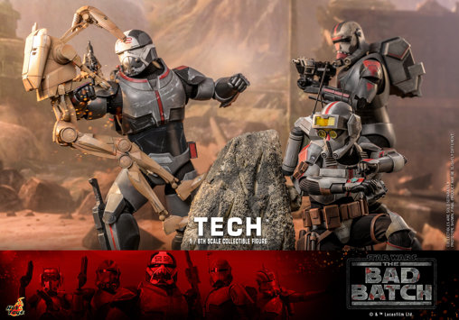 Star Wars - The Bad Batch: Tech, 1/6 Figur von Hot Toys