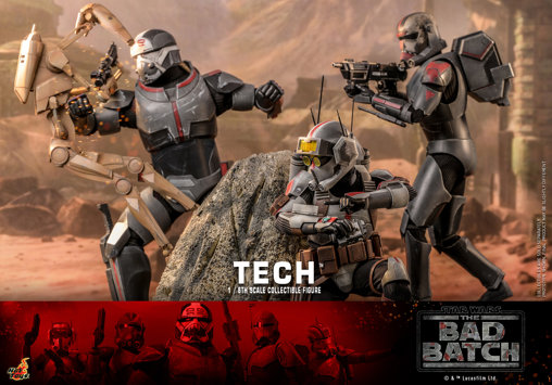 Star Wars - The Bad Batch: Tech, 1/6 Figur von Hot Toys