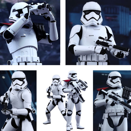 Star Wars - Episode VII - The Force Awakens: First Order Stormtrooper Officer und Stormtrooper, 1/6 Figur