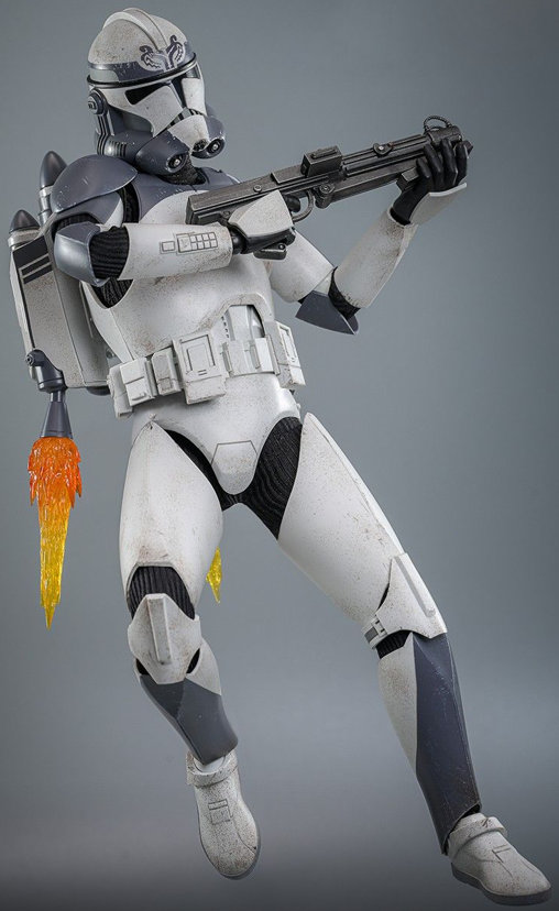 Star Wars - The Clone Wars: 104th Battalion Wolfpack Clone Trooper - Deluxe, 1/6 Figur von Hot Toys