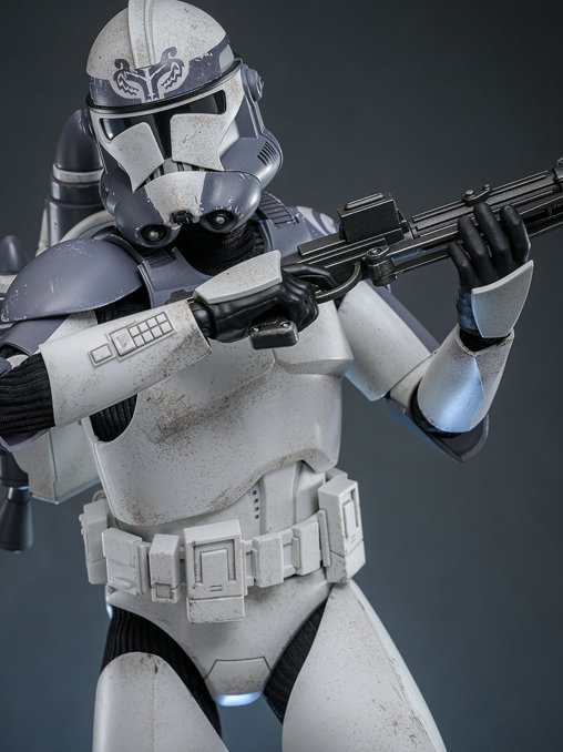 Star Wars - The Clone Wars: 104th Battalion Wolfpack Clone Trooper - Deluxe, 1/6 Figur von Hot Toys