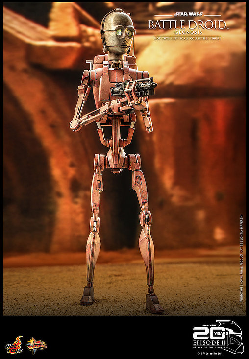 Star Wars - Episode II - Attack of the Clones: Battle Droid - Geonosis, 1/6 Figur ... https://spaceart.de/produkte/sw158-battle-droid-geonosis-figur-hot-toys.php