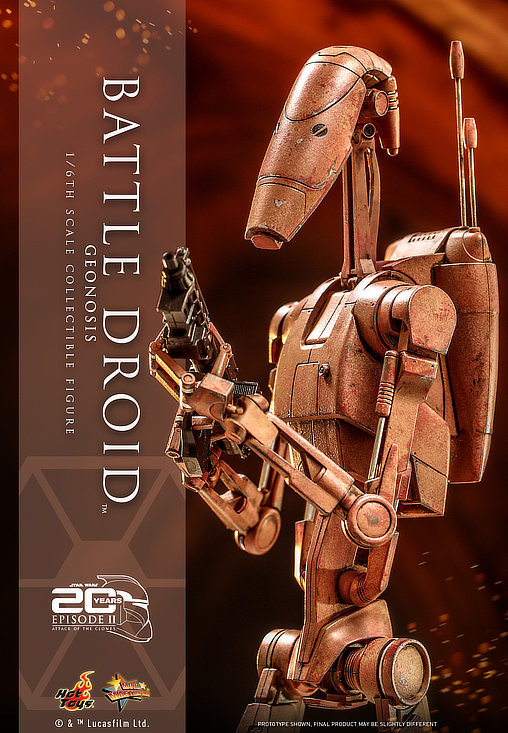 Star Wars - Episode II - Attack of the Clones: Battle Droid - Geonosis, 1/6 Figur von Hot Toys