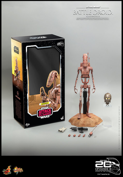 Star Wars - Episode II - Attack of the Clones: Battle Droid - Geonosis, 1/6 Figur von Hot Toys