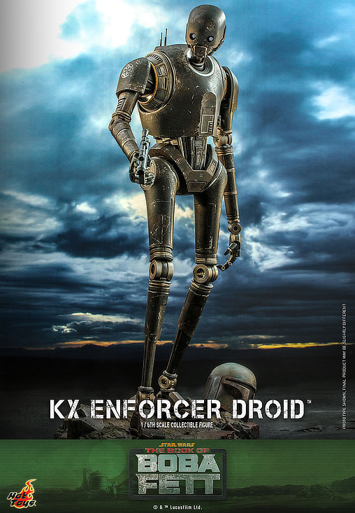 Star Wars - The Book of Boba Fett: KX Enforcer Droid, 1/6 Figur von Hot Toys
