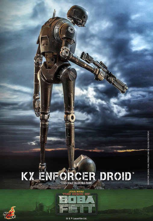 Star Wars - The Book of Boba Fett: KX Enforcer Droid, 1/6 Figur von Hot Toys