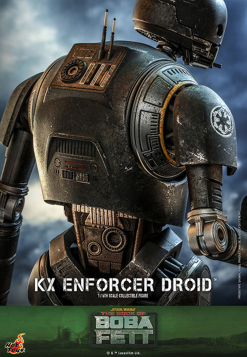 Star Wars - The Book of Boba Fett: KX Enforcer Droid, 1/6 Figur von Hot Toys