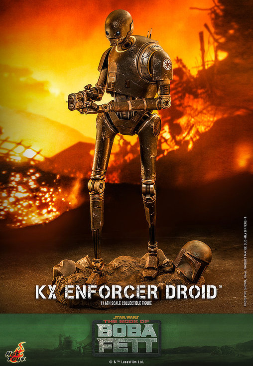 Star Wars - The Book of Boba Fett: KX Enforcer Droid, 1/6 Figur von Hot Toys