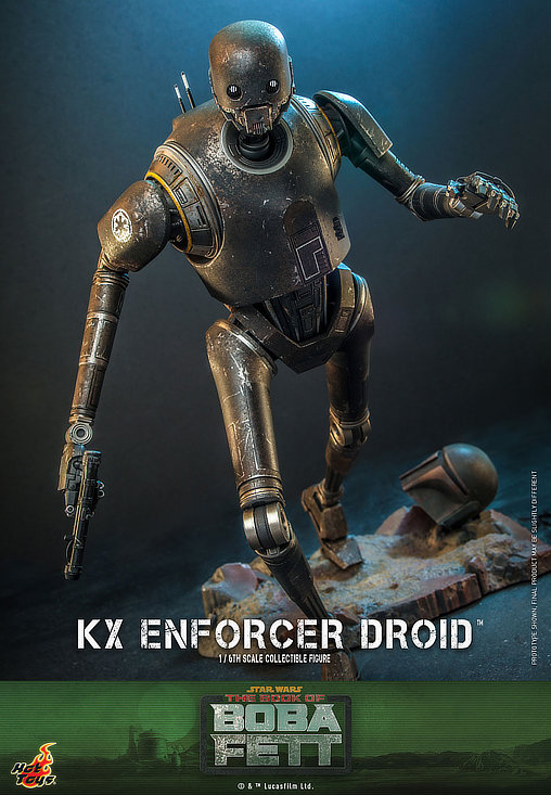 Star Wars - The Book of Boba Fett: KX Enforcer Droid, 1/6 Figur von Hot Toys