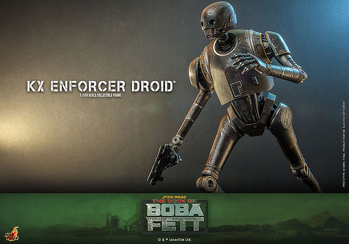 Star Wars - The Book of Boba Fett: KX Enforcer Droid, 1/6 Figur von Hot Toys