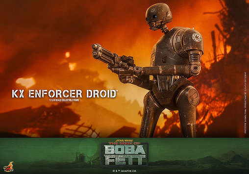 Star Wars - The Book of Boba Fett: KX Enforcer Droid, 1/6 Figur ... https://spaceart.de/produkte/sw159-kx-enforcer-droid-figur-hot-toys.php