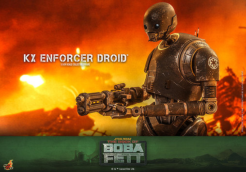 Star Wars - The Book of Boba Fett: KX Enforcer Droid, 1/6 Figur von Hot Toys