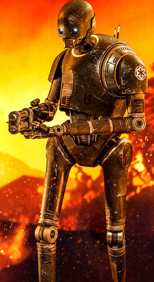 Star Wars - The Book of Boba Fett: KX Enforcer Droid, 1/6 Figur von Hot Toys