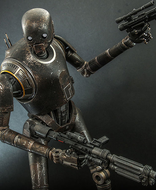 Star Wars - The Book of Boba Fett: KX Enforcer Droid, 1/6 Figur von Hot Toys