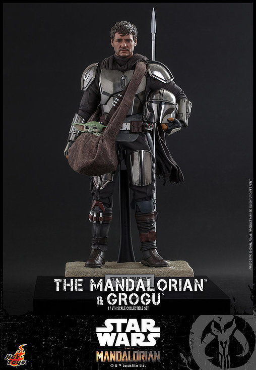 Star Wars - The Mandalorian: Mandalorian und Grogu, 1/6 Figur von Hot Toys