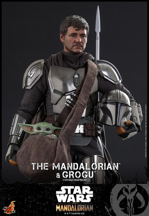 Star Wars - The Mandalorian: Mandalorian und Grogu, 1/6 Figur von Hot Toys