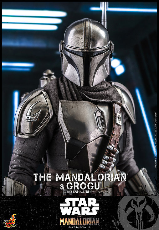 Star Wars - The Mandalorian: Mandalorian und Grogu, 1/6 Figur von Hot Toys