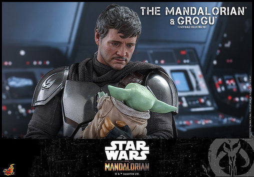 Star Wars - The Mandalorian: Mandalorian und Grogu, 1/6 Figur von Hot Toys