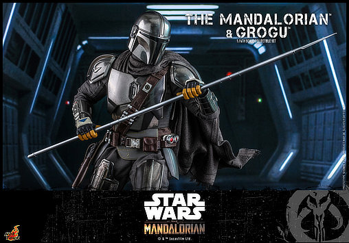 Star Wars - The Mandalorian: Mandalorian und Grogu, 1/6 Figur von Hot Toys