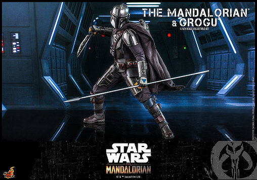 Star Wars - The Mandalorian: Mandalorian und Grogu, 1/6 Figur von Hot Toys