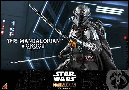 Star Wars - The Mandalorian: Mandalorian und Grogu, 1/6 Figur von Hot Toys