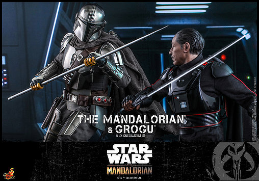 Star Wars - The Mandalorian: Mandalorian und Grogu, 1/6 Figur von Hot Toys