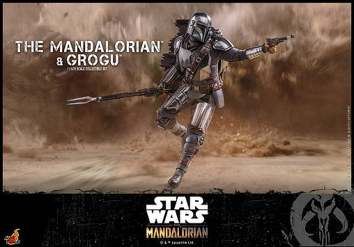 Star Wars - The Mandalorian: Mandalorian und Grogu, 1/6 Figur von Hot Toys