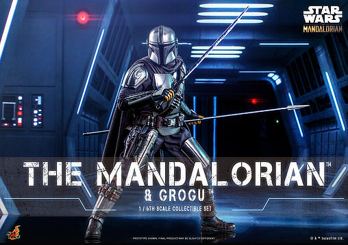 Star Wars - The Mandalorian: Mandalorian und Grogu, 1/6 Figur von Hot Toys
