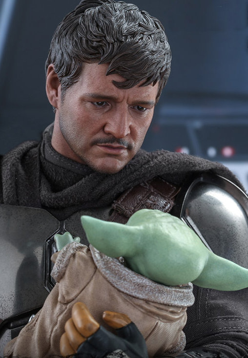 Star Wars - The Mandalorian: Mandalorian und Grogu, 1/6 Figur von Hot Toys