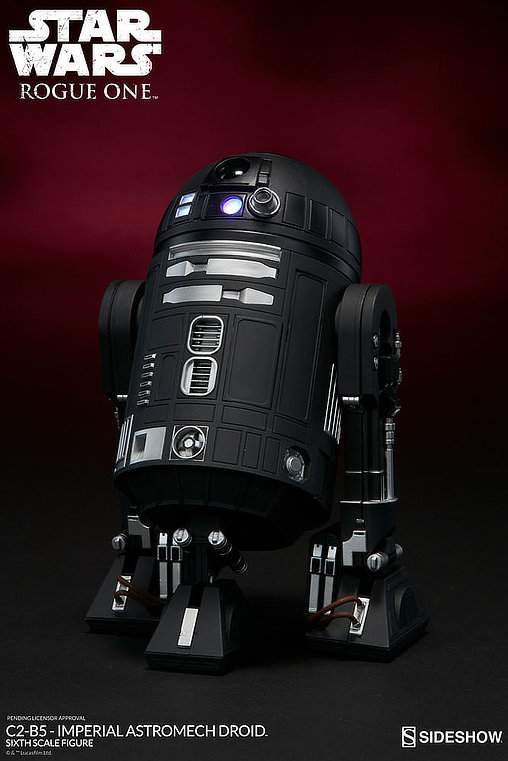 Star Wars - Rogue One: C2-B5 Imperial Astromech Droid, 1/6 Figur von Sideshow
