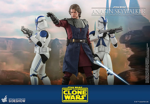 Star Wars - The Clone Wars: Anakin Skywalker - Deluxe, 1/6 Figur von Hot Toys